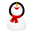 Smiling-snowman icon
