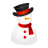 Snowman-hat icon