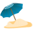 Parasol-Sand icon