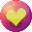 Heart-yellow-1 icon