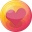 Heart pink 4 icon