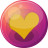 Heart-orange-1 icon