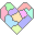Patch heart icon