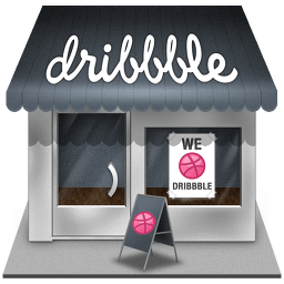 Dribbble shop icon