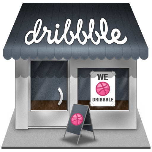 Dribbble-shop icon