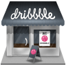 Dribbble-shop icon