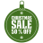 Christmas sale 50 percent off icon