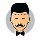 Male Avatar Bow Tie icon