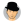 Male-Avatar-Bowler-Hat icon