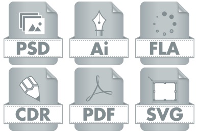 Graphic File Type Icons