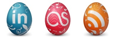 Social Easter Egg Icons