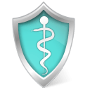 Health care shield icon