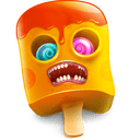 Zombie icream icon