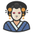 Traditional japanese woman icon