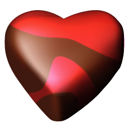 Chocolate hearts 04 icon