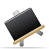 Black board icon