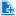 Blue-document-plus icon