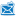 Blue-mail-send icon