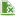Green document cross icon