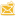 Yellow mail send icon