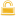 Yellow unlock icon