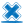 Blue cross icon