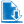 Blue-document-download icon