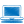 Blue laptop icon