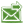 Green mail send icon