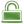 Green unlock icon