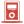 Red mp3 player icon