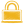 Yellow lock icon