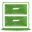 Green archive icon