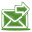 Green-mail-send icon