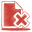 Red-document-cross icon