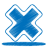 Blue-cross icon
