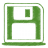 Green-disk icon