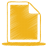 Yellow document icon
