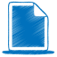 Blue-document icon