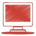 Red-monitor icon