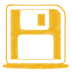 Yellow-disk icon