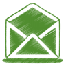 Green-mail-open icon