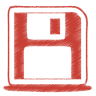 Red-disk icon