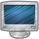 Scribble monitor icon