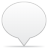 Social balloon color white icon