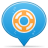 Social-balloon-designfloat icon