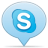 Social-balloon-skype icon
