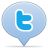 Social balloon twitter icon