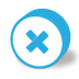 Button-round-cancel icon