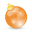 Xmas ball orange icon